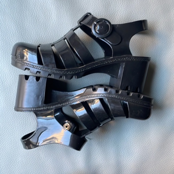 American Apparel Black Jelly Sandal - Picture 7 of 7